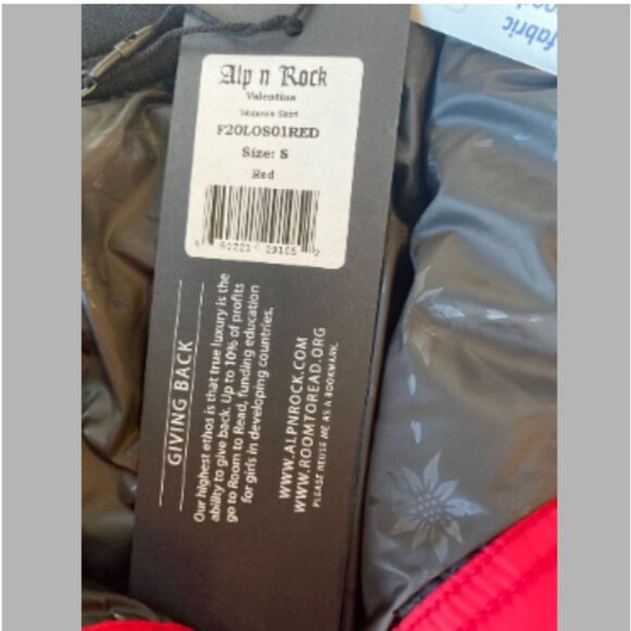 NWT Alp N Rock Valentina Womens Skirt Ski Apres Red Black Small MSRP$329 - Picture 9 of 17
